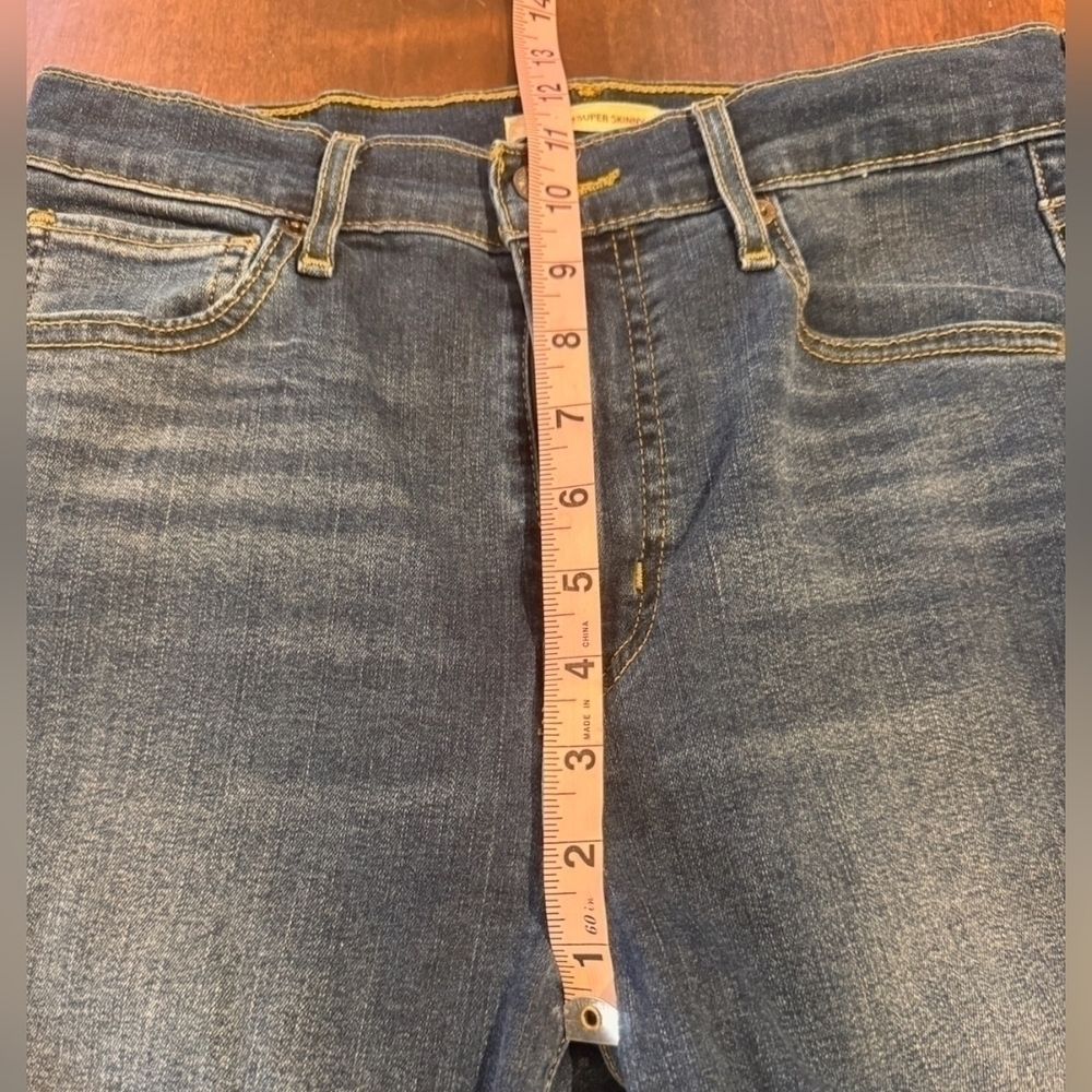Levi's Mile high super skinny  28 - Picture 5 of 6